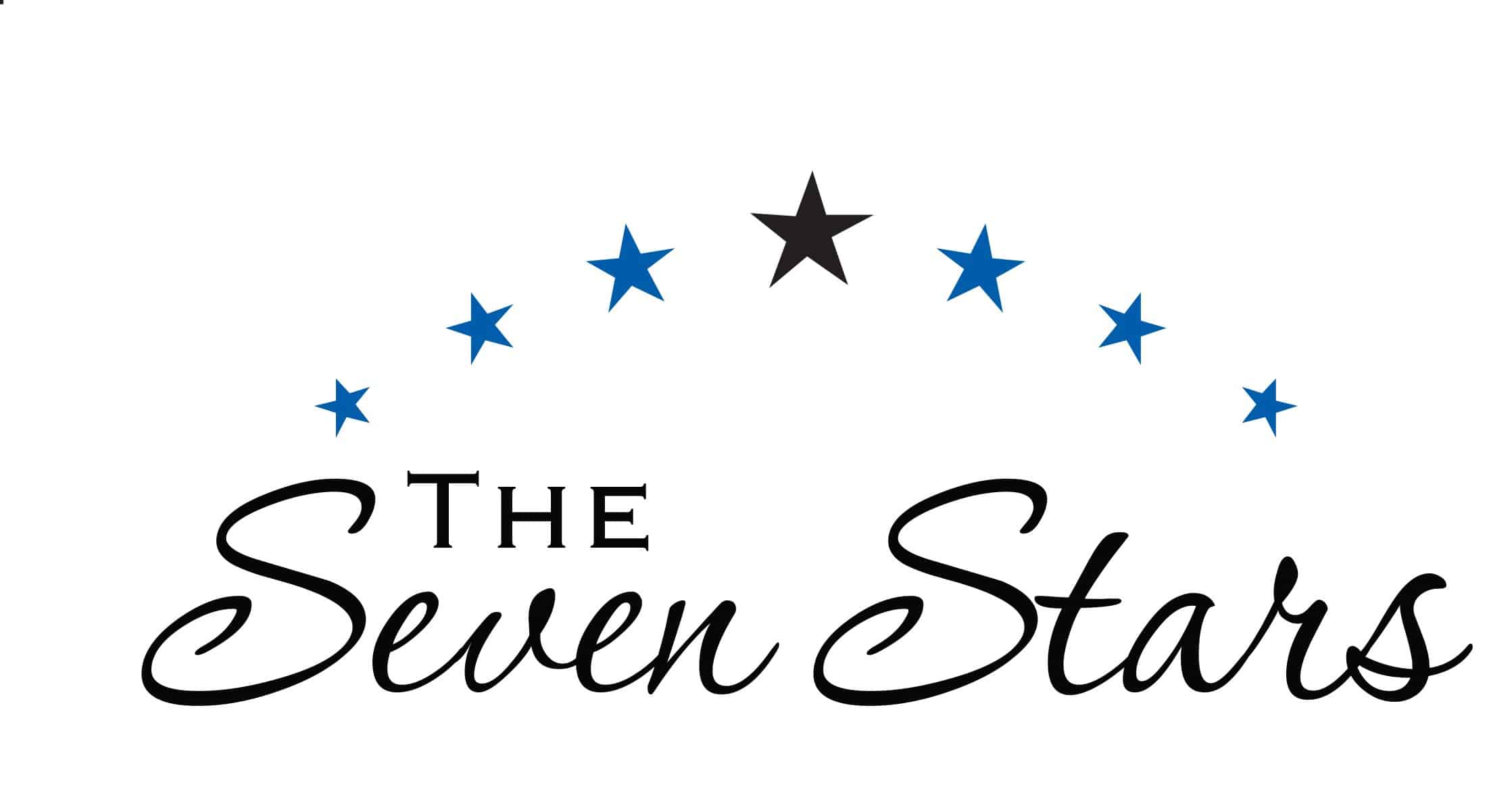 The seven start logo