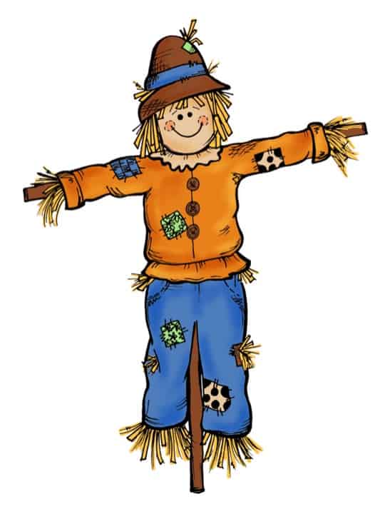 Graphic of a scarecrow